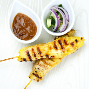 4. Chicken Satay Skewer (1 pc)
